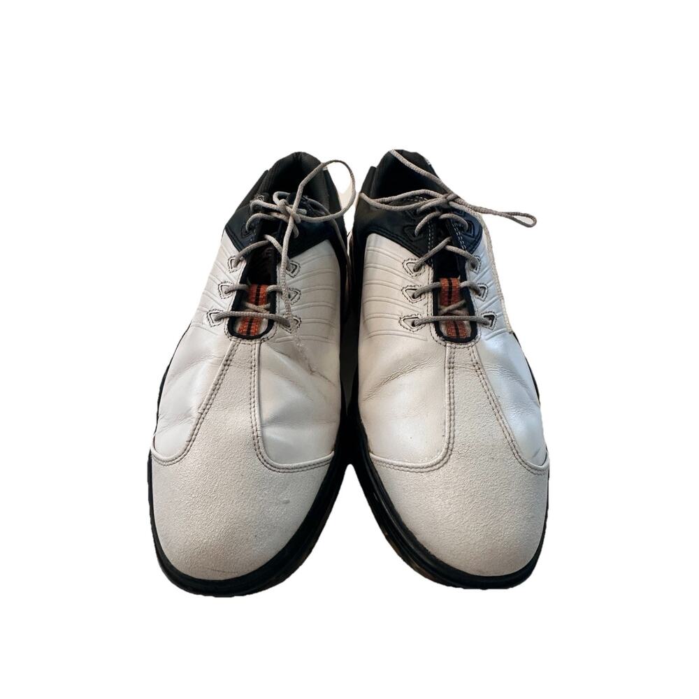 Footjoy Orange White FlexZone FJSport Golf Shoes Mens Size 11.5 (please Read)